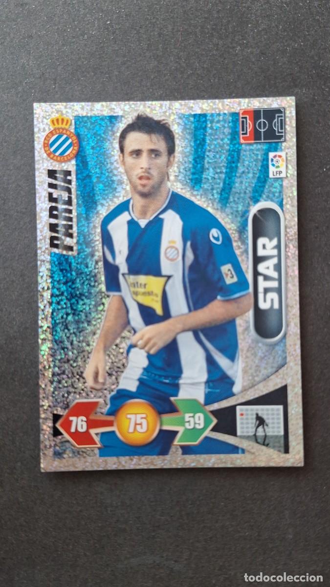 Cromos de F&uacute;tbol: L3 PAREJA R. C. D. ESPA&Ntilde;OL STAR BRILLANTINA GRUESA ADRENALYN XL LIGA 2009 2010 09 10 PANINI