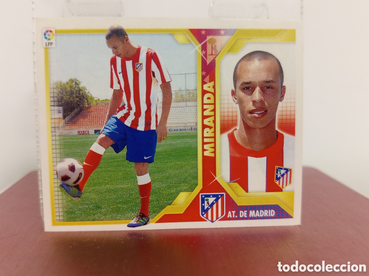 Fu&szlig;ball-Sticker: ❇️ CROMO ⚽ MIRANDA ATL&Eacute;TICO DE MADRID FICHAJE 2011 2012 11 12 LIGA ESTE LFP BBVA SIN PEGAR ❇️
