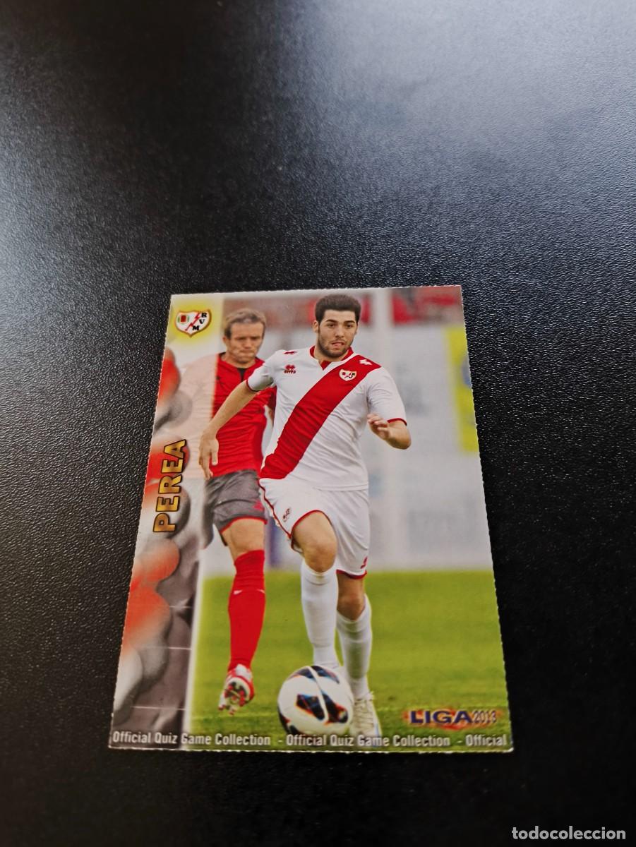 Cromos de F&uacute;tbol: 396 PEREA RAYO VALLECANO MUNDICROMO LIGA 2012 2013 12 13 NO PANINI ESTE MEGACRACKS