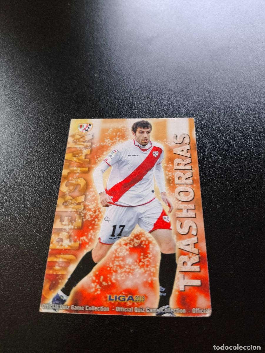 Cromos de F&uacute;tbol: 402 TRASHORRAS SUPERST MATE RAYO VALLECANO MUNDICROMO LIGA 2012 2013 12 13 NO PANINI ESTE MEGACRACKS