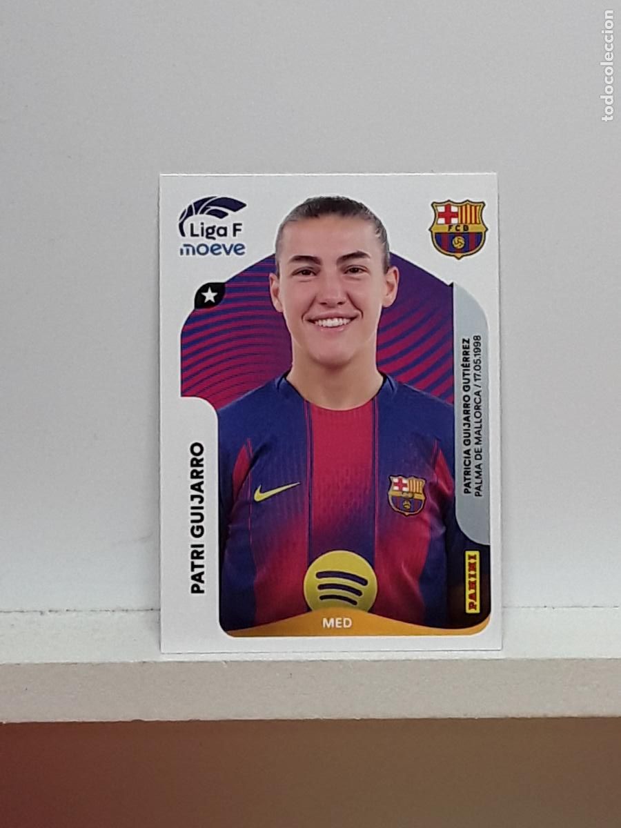 Cromos de F&uacute;tbol: LIGA FEMENINA 2025 2026 F 25 26 ALBUM PANINI LIGA N 92 BARCELONA PATRI GUIJARRO
