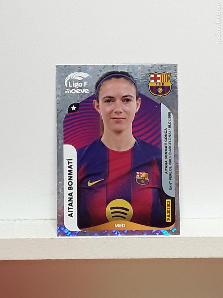 Cromos de F&uacute;tbol: LIGA FEMENINA 2025 2026 F 25 26 ALBUM PANINI LIGA N 93 BARCELONA AITANA BONMATI