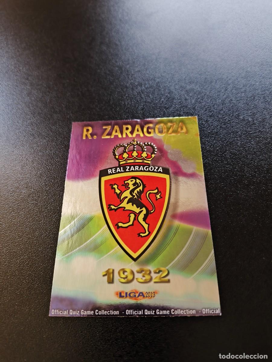 Figurine di Calcio: 406 ESCUDO BRILLO LISO ZARAGOZA MUNDICROMO LIGA 2012 2013 12 13 NO PANINI ESTE MEGACRACKS