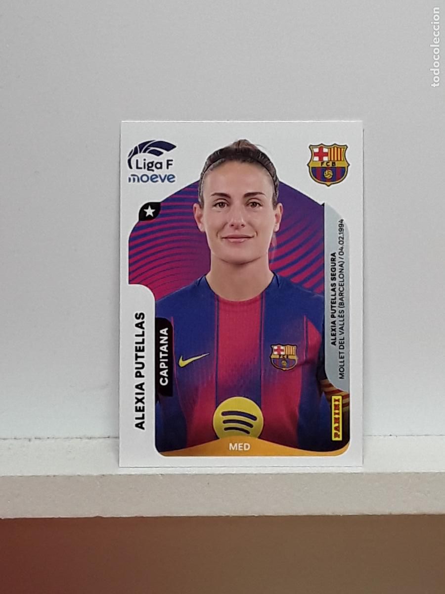 Cromos de F&uacute;tbol: LIGA FEMENINA 2025 2026 F 25 26 ALBUM PANINI LIGA N 95 BARCELONA ALEXIA PUTELLAS