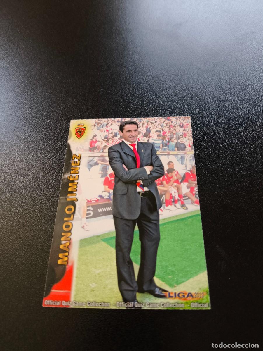 Cromos de F&uacute;tbol: 408 MANOLO JIMENEZ ZARAGOZA MUNDICROMO LIGA 2012 2013 12 13 NO PANINI ESTE MEGACRACKS