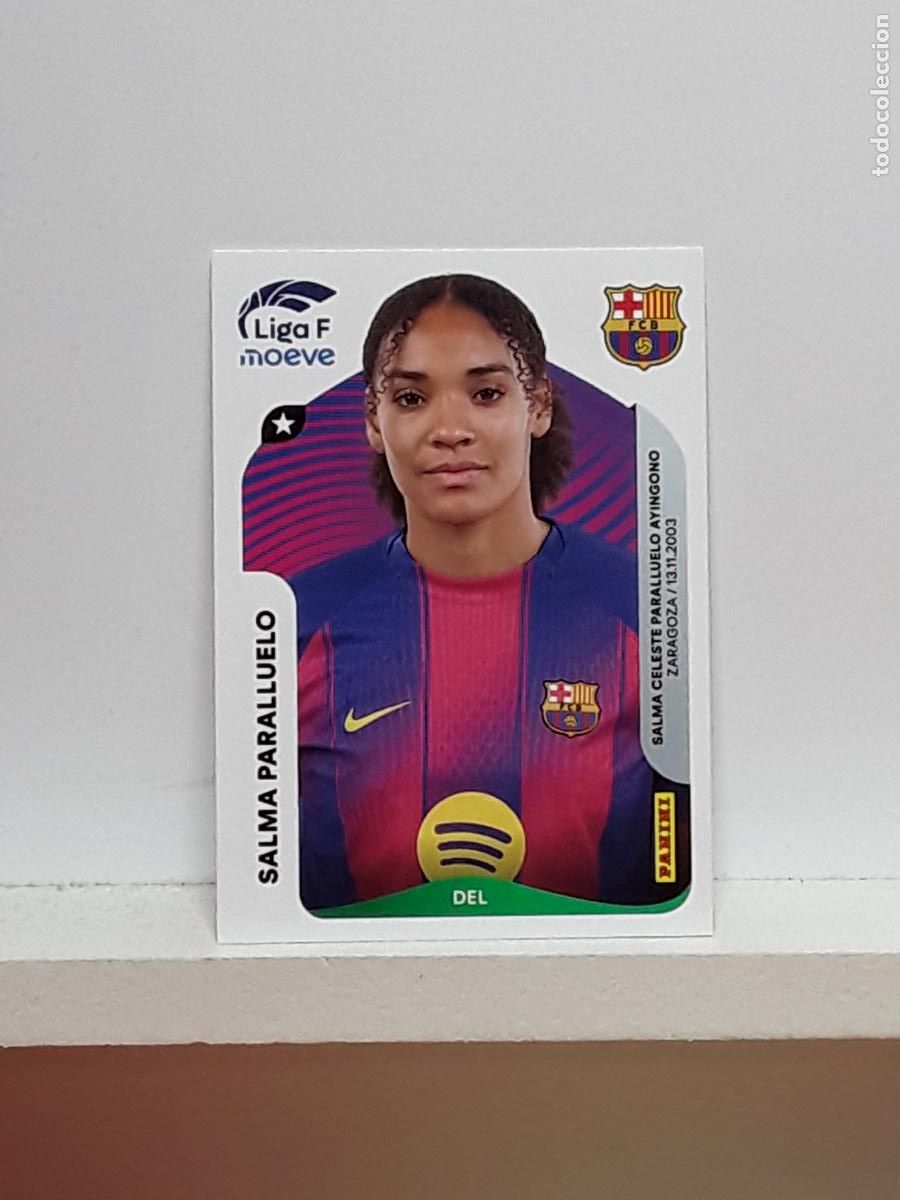 Cromos de F&uacute;tbol: LIGA FEMENINA 2025 2026 F 25 26 ALBUM PANINI LIGA N 99 BARCELONA SALMA PARALLUELO