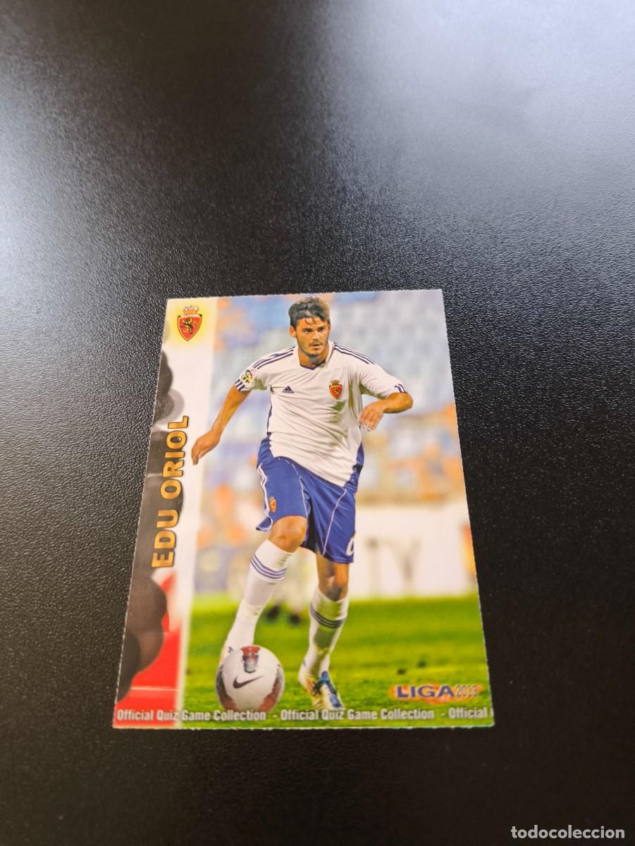 Cromos de F&uacute;tbol: 418 EDU ORIOL ZARAGOZA MUNDICROMO LIGA 2012 2013 12 13 NO PANINI ESTE MEGACRACKS