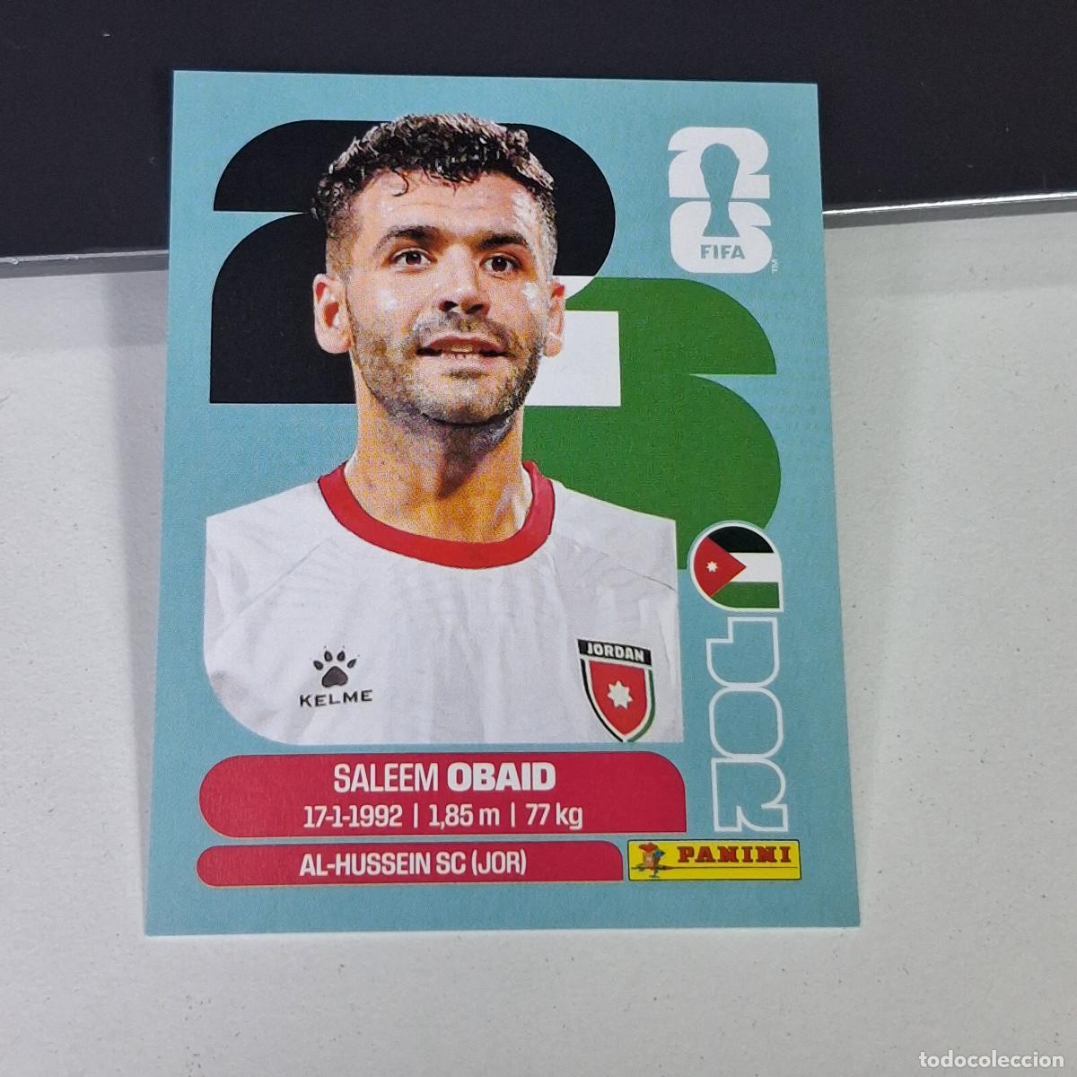 Cromos de F&uacute;tbol: A27 JOR7 SALEEM OBAID 7 JORDANIA JOR MUNDIAL FIFA WORLD CUP 2026 STICKER PANINI