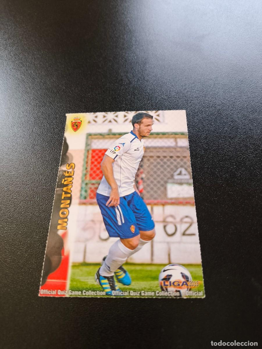 Fu&szlig;ball-Sticker: 419 MONTA&Ntilde;ES ZARAGOZA MUNDICROMO LIGA 2012 2013 12 13 NO PANINI ESTE MEGACRACKS