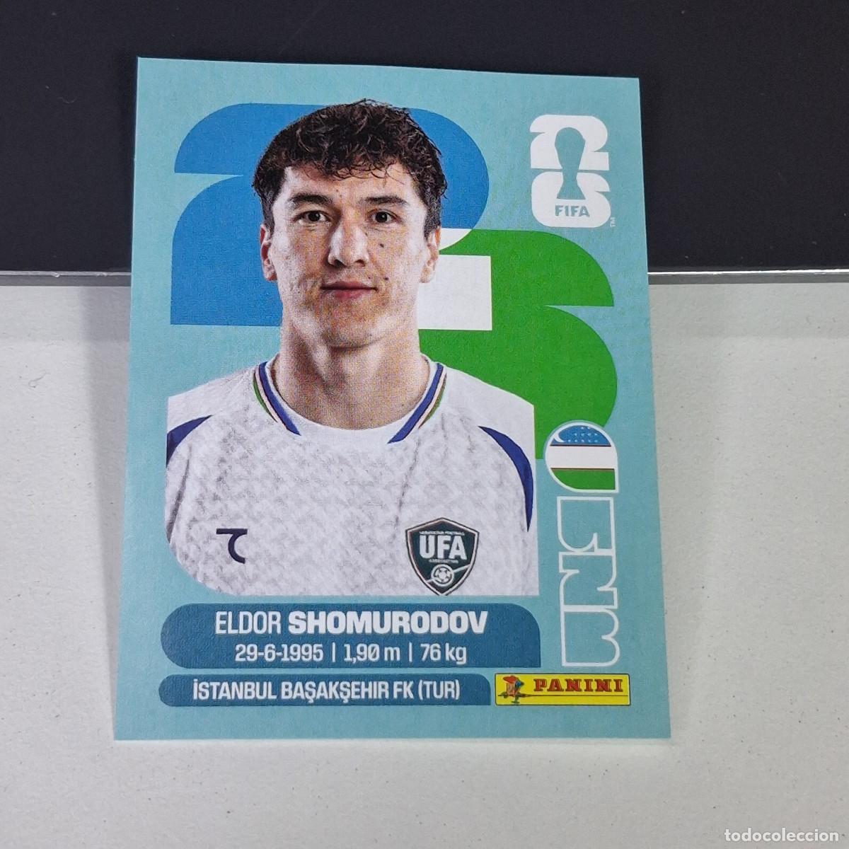 Cromos de F&uacute;tbol: A27 UZB16 ELDOR SHOMURODOV 16 UZBEKIST&Aacute;N UZB FIFA WORLD CUP 2026 STICKER PANINI