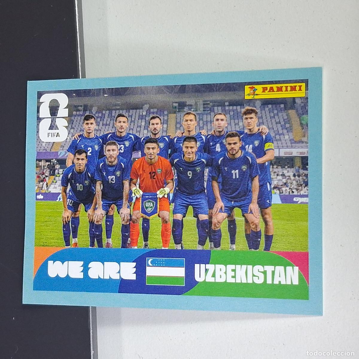 Cromos de F&uacute;tbol: A27 UZB13 PLANTILLA 13 UZBEKIST&Aacute;N UZB FIFA WORLD CUP 2026 STICKER PANINI
