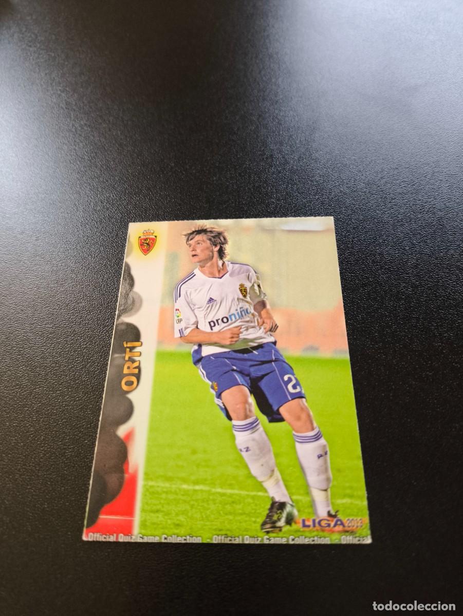 Cromos de F&uacute;tbol: 423 ORTI ZARAGOZA MUNDICROMO LIGA 2012 2013 12 13 NO PANINI ESTE MEGACRACKS