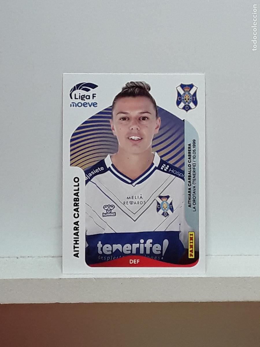 Cromos de F&uacute;tbol: LIGA FEMENINA 2025 2026 F 25 26 ALBUM PANINI LIGA N 112 COSTA TENERIFE AITHIARA CARBALLO