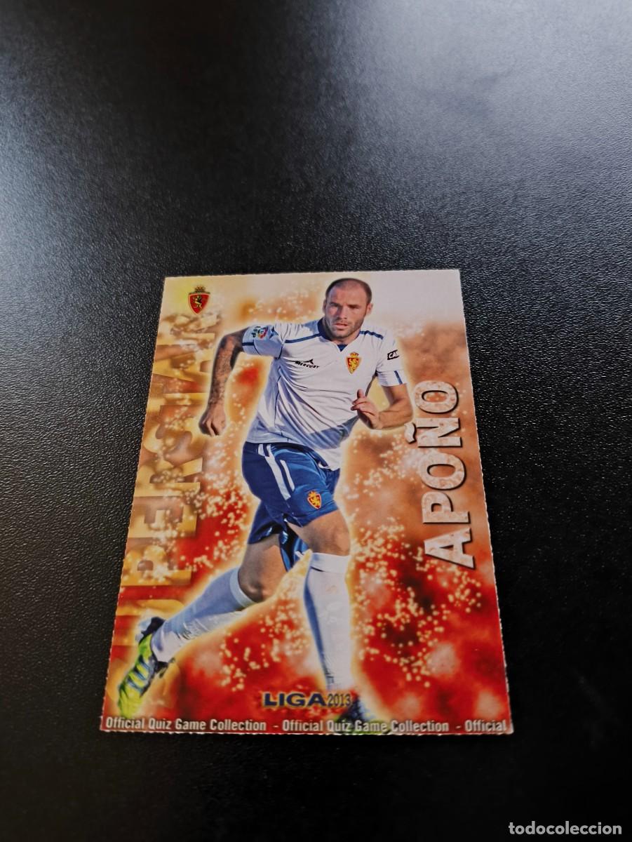 Cromos de F&uacute;tbol: 428 APO&Ntilde;O SUPERSTAR MATE ZARAGOZA MUNDICROMO LIGA 2012 2013 12 13 NO PANINI ESTE MEGACRACKS