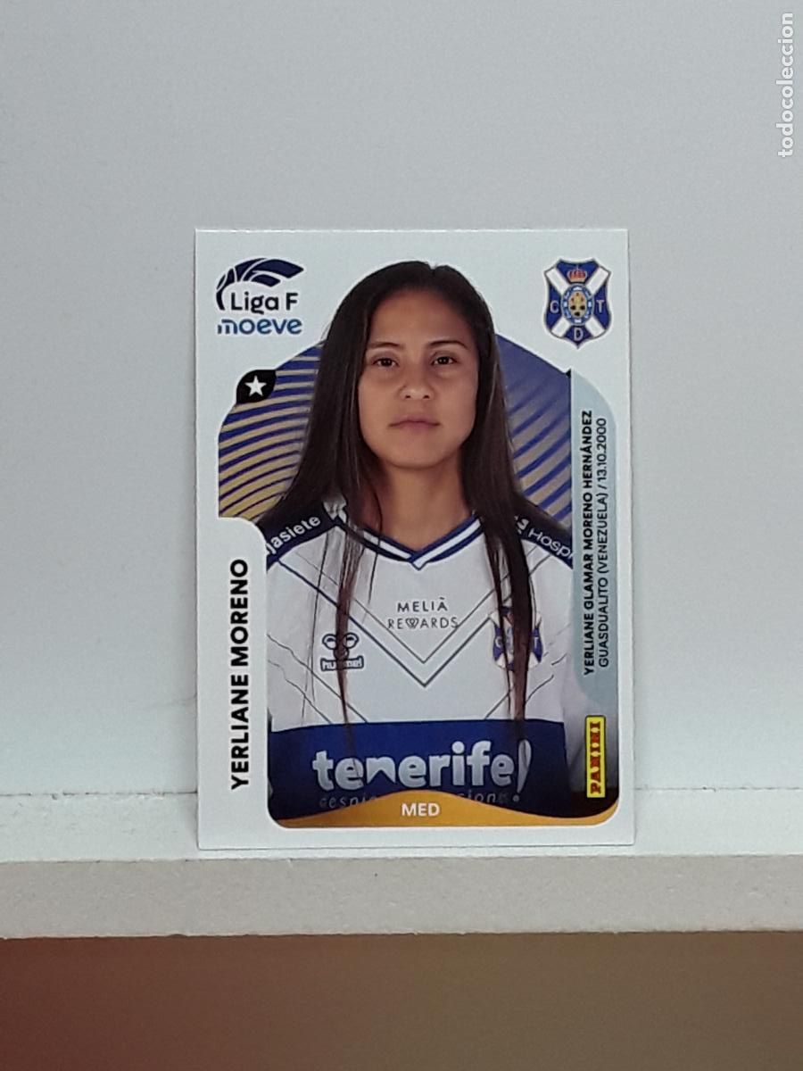 Cromos de F&uacute;tbol: LIGA FEMENINA 2025 2026 F 25 26 ALBUM PANINI LIGA N 116 COSTA TENERIFE YERLIANE MORENO