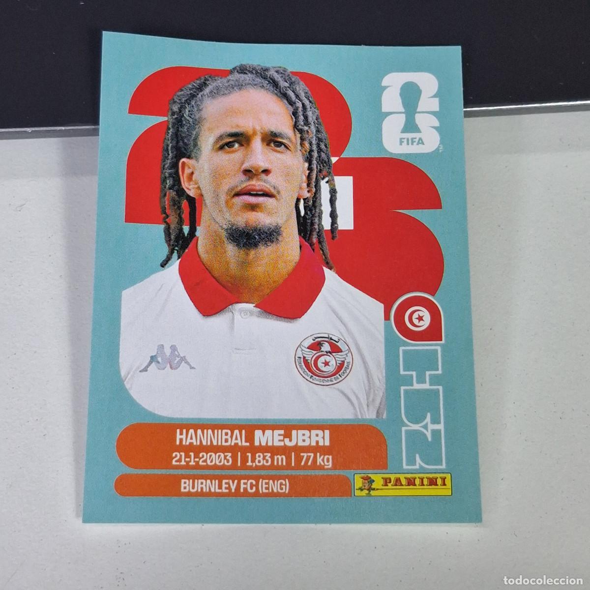 Cromos de F&uacute;tbol: A27 TUN14 HANNIBAL MEJBRI 14 TUNISIA TUN MUNDIAL FIFA WORLD CUP 2026 STICKER PANINI