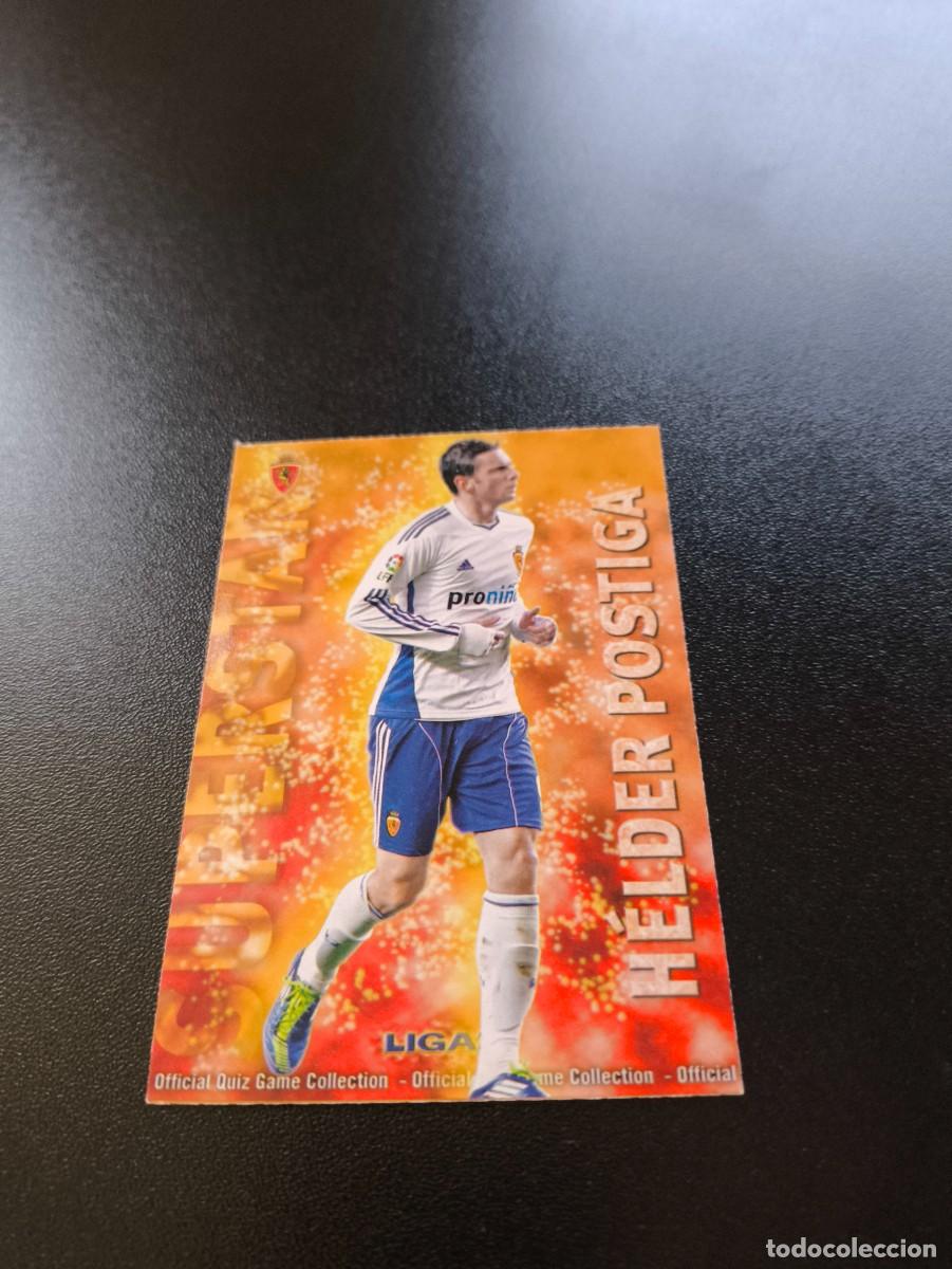 Cromos de F&uacute;tbol: 431 POSTIGA SUPERSTAR MATE ZARAGOZA MUNDICROMO LIGA 2012 2013 12 13 NO PANINI ESTE MEGACRACKS