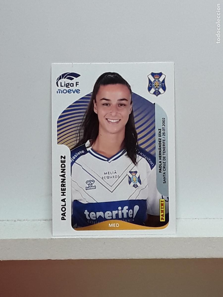 Cromos de F&uacute;tbol: LIGA FEMENINA 2025 2026 F 25 26 ALBUM PANINI LIGA N 117 COSTA TENERIFE PAOLA HERNANDEZ