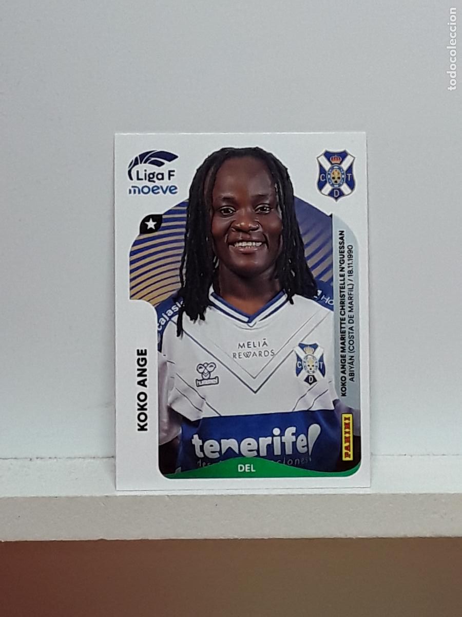 Cromos de F&uacute;tbol: LIGA FEMENINA 2025 2026 F 25 26 ALBUM PANINI LIGA N 118 COSTA TENERIFE KOKO ANGE
