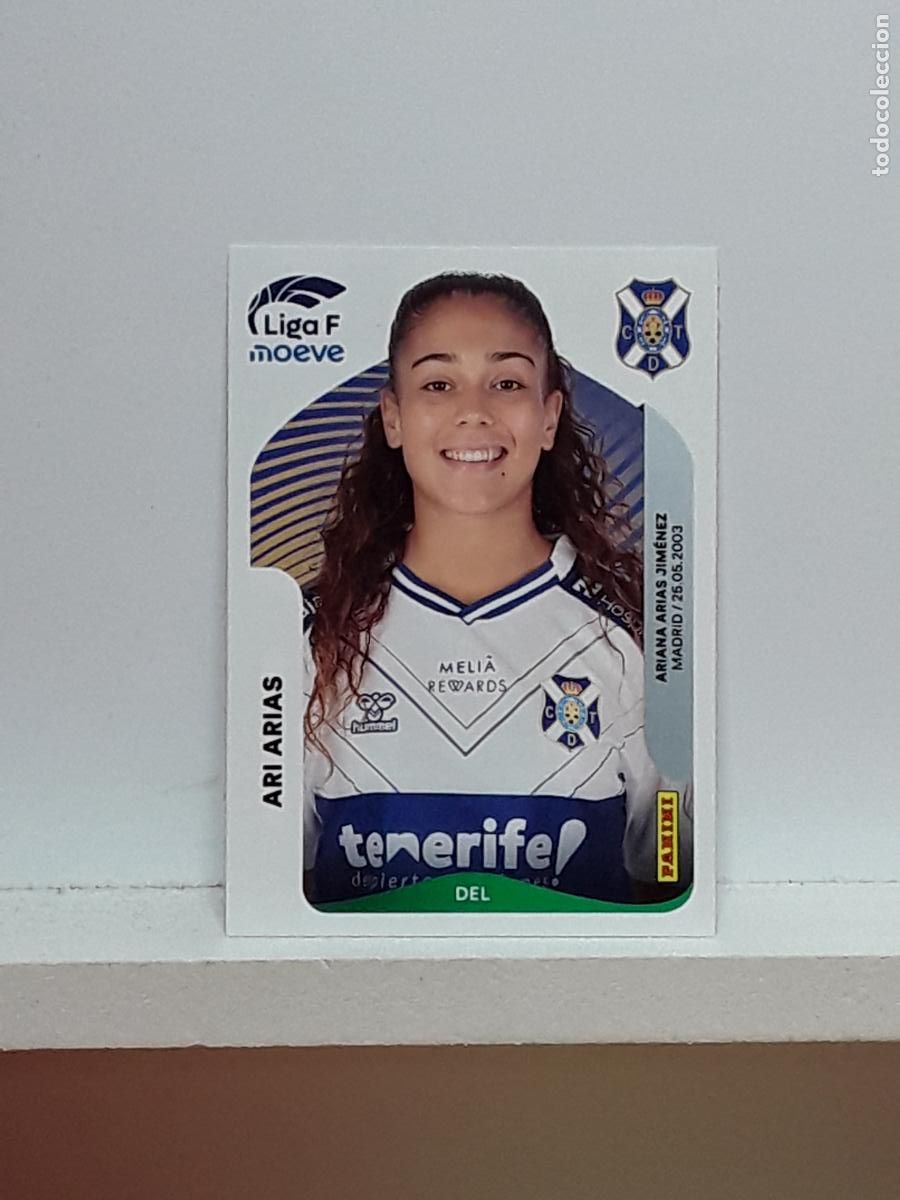 Cromos de F&uacute;tbol: LIGA FEMENINA 2025 2026 F 25 26 ALBUM PANINI LIGA N 120 COSTA TENERIFE ARI ARIAS