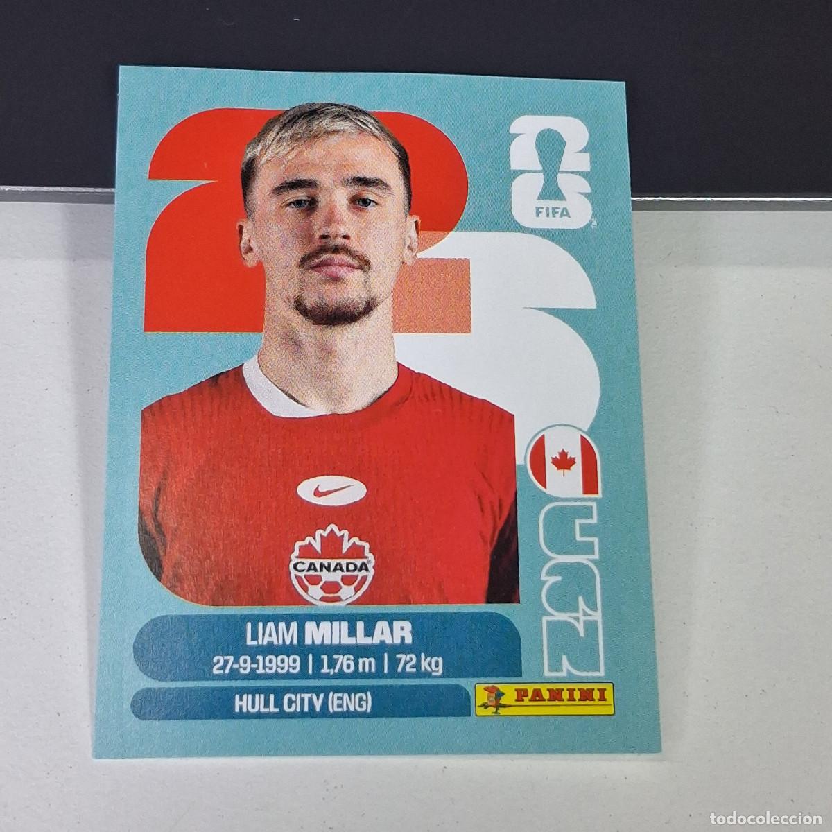 Cromos de F&uacute;tbol: A27 CAN18 LIAM MILLAR 18 CANAD&Aacute; CAN MUNDIAL FIFA WORLD CUP 2026 STICKER PANINI