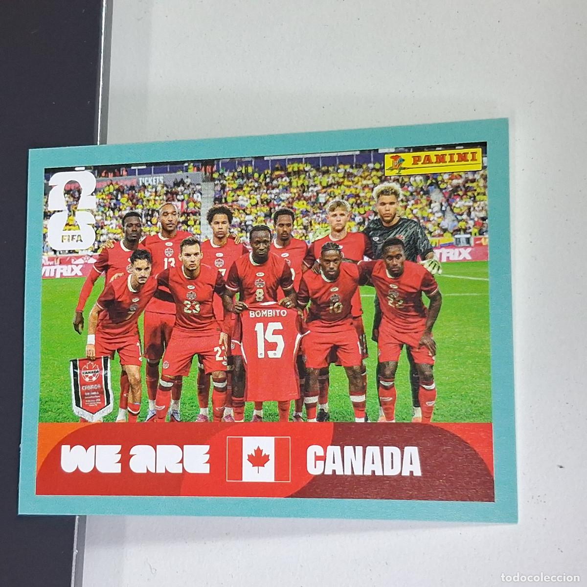 Cromos de F&uacute;tbol: A27 CAN13 TEAM PHOTO EQUIPO 13 CANAD&Aacute; CAN MUNDIAL FIFA WORLD CUP 2026 STICKER PANINI