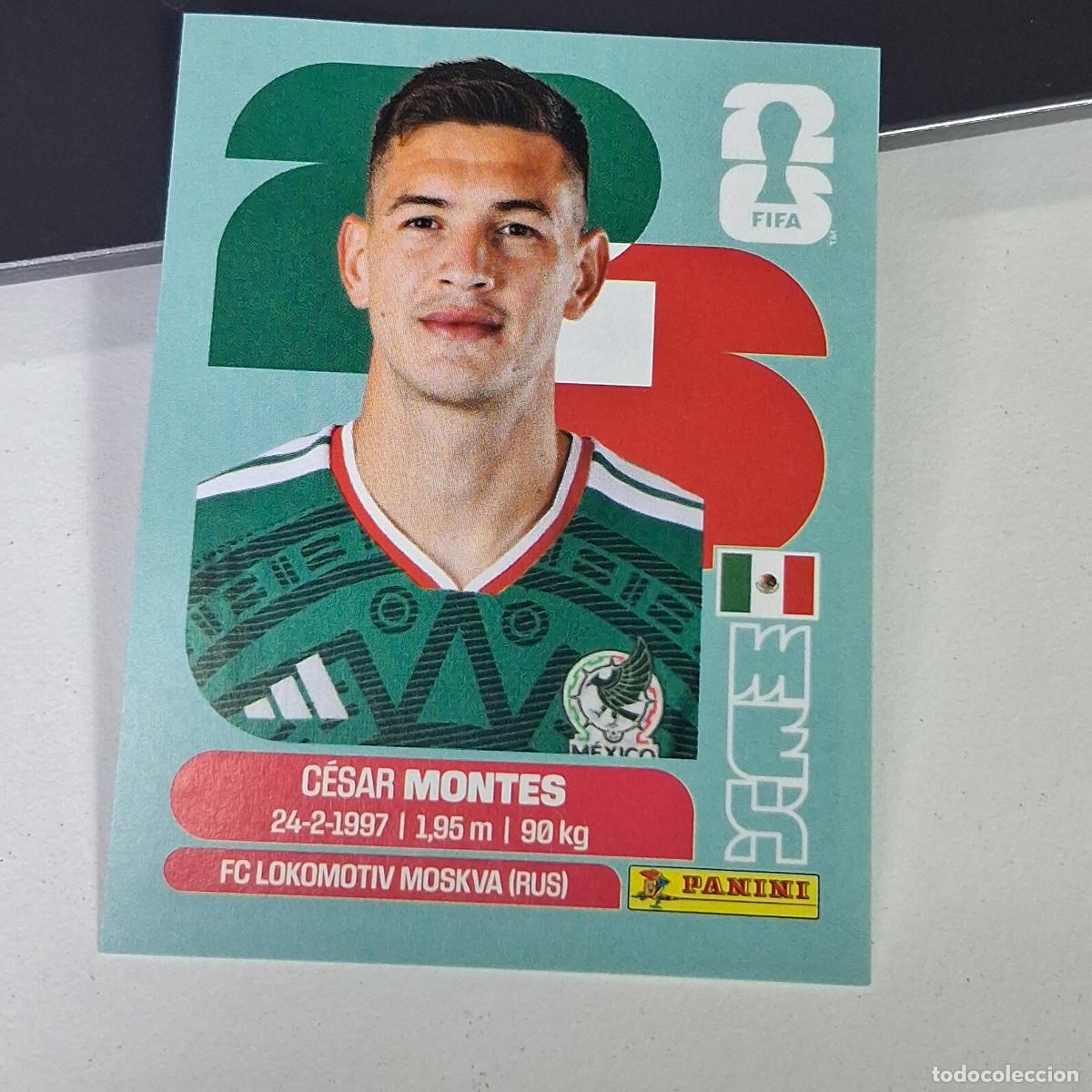 Cromos de F&uacute;tbol: A27 MEX5 C&Eacute;SAR MONTES 5 M&Eacute;XICO MUNDIAL FIFA WORLD CUP 2026 STICKER PANINI