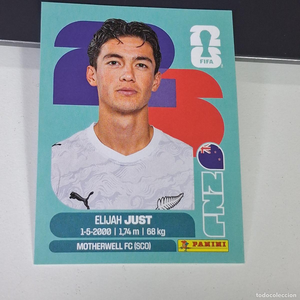 Cromos de F&uacute;tbol: A27 NZL18 ELIJAH JUST 18 NUEVA ZELANDA NZL MUNDIAL FIFA WORLD CUP 2026 STICKER PANINI