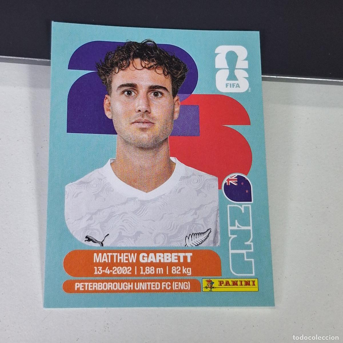 Cromos de F&uacute;tbol: A27 NZL14 MATTHEW GARBETT 14 NUEVA ZELANDA NZL MUNDIAL FIFA WORLD CUP 2026 STICKER PANINI