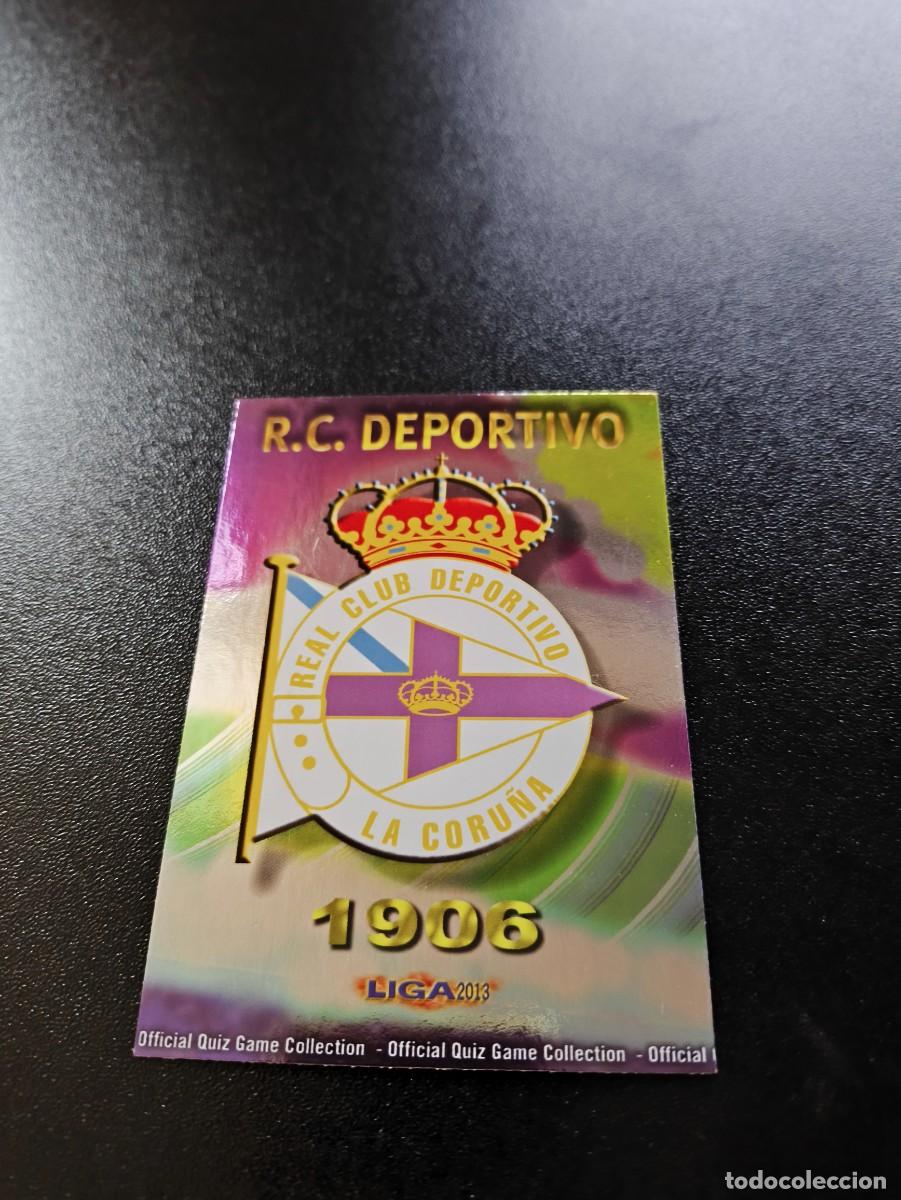Cartes &agrave; collectionner de Football: 460 ESCUDO BRILLO LISO DEPORTIVO CORU&Ntilde;A MUNDICROMO LIGA 2012 2013 12 13 NO PANINI ESTE MEGACRACKS