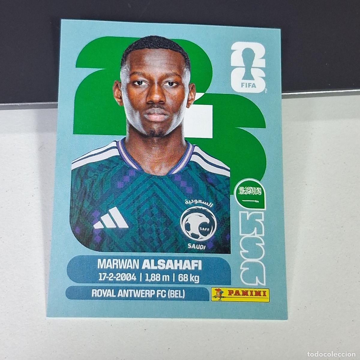 Cartes &agrave; collectionner de Football: A27 KSA15 MARWAN ALSAHAFI 15 ARABIA SAUD&Iacute; KSA MUNDIAL FIFA WORLD CUP 2026 STICKER PANINI