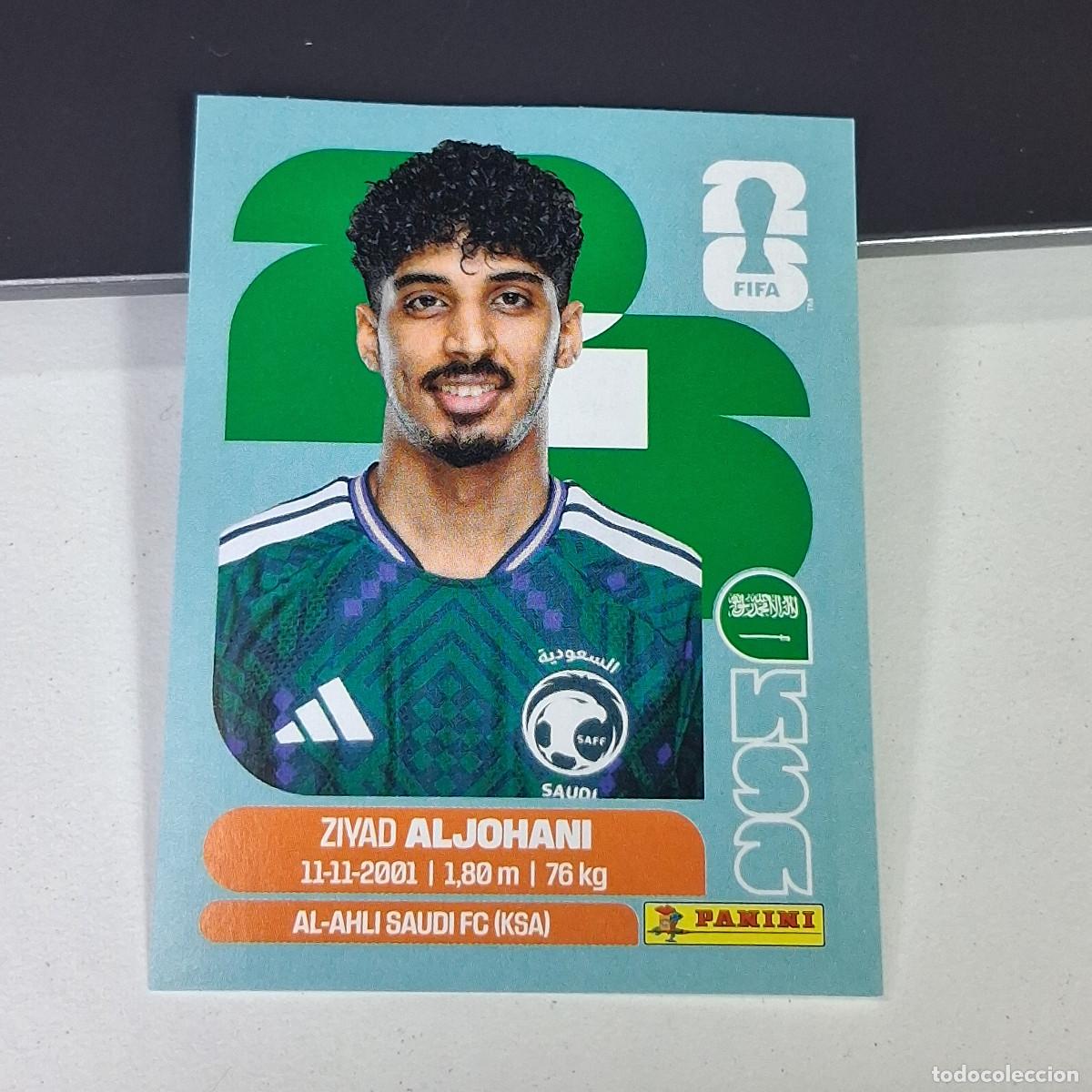 Cartes &agrave; collectionner de Football: A27 KSA10 ZIYAD ALJOHANI 10 ARABIA SAUD&Iacute; KSA MUNDIAL FIFA WORLD CUP 2026 STICKER PANINI