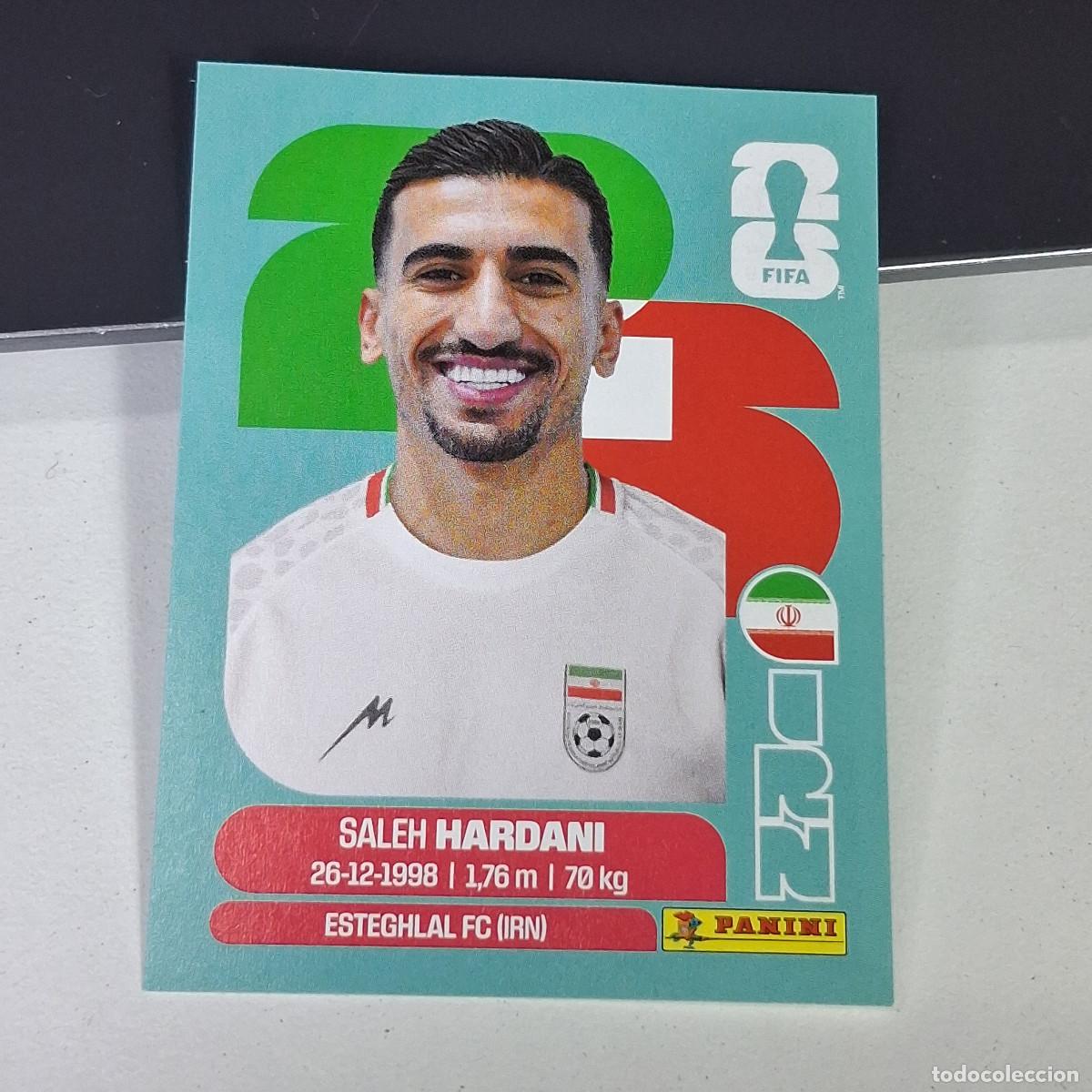 Cartes &agrave; collectionner de Football: A27 IRN10 SALEH HARDANI 10 IR&Aacute;N IRN MUNDIAL FIFA WORLD CUP 2026 STICKER PANINI