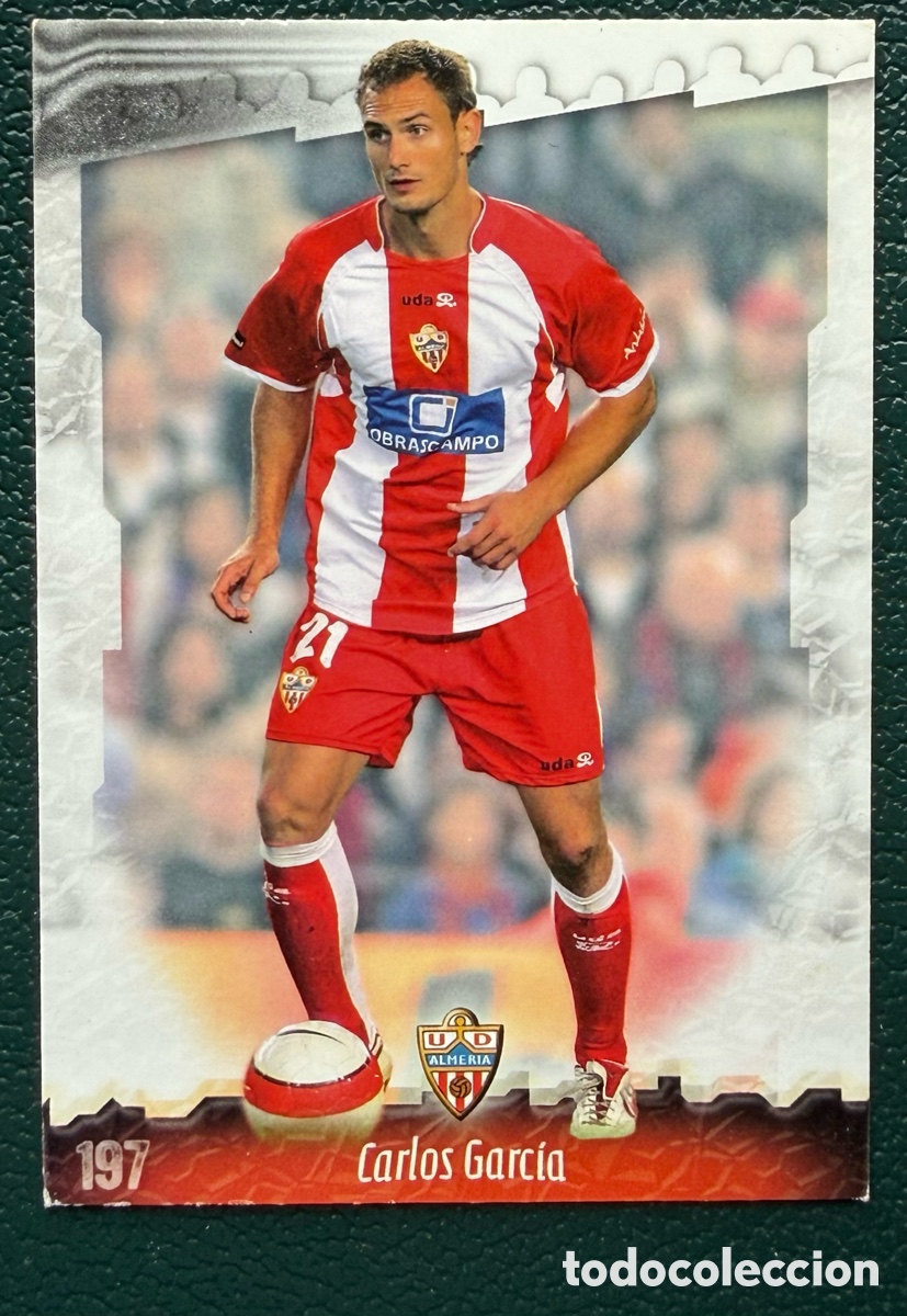 Cromos de Futebol: 197 CARLOS GARCIA UD ALMERIA FICHAS ALBUM MUNDICROMO 2008 2009 08 09