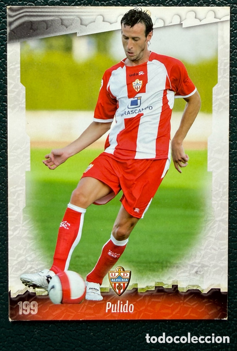 Cromos de Futebol: 199 PULIDO UD ALMERIA FICHAS ALBUM MUNDICROMO 2008 2009 08 09
