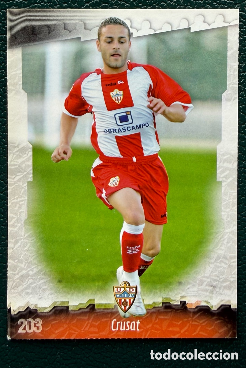 Cromos de Futebol: 203 CRUSAT UD ALMERIA FICHAS ALBUM MUNDICROMO 2008 2009 08 09