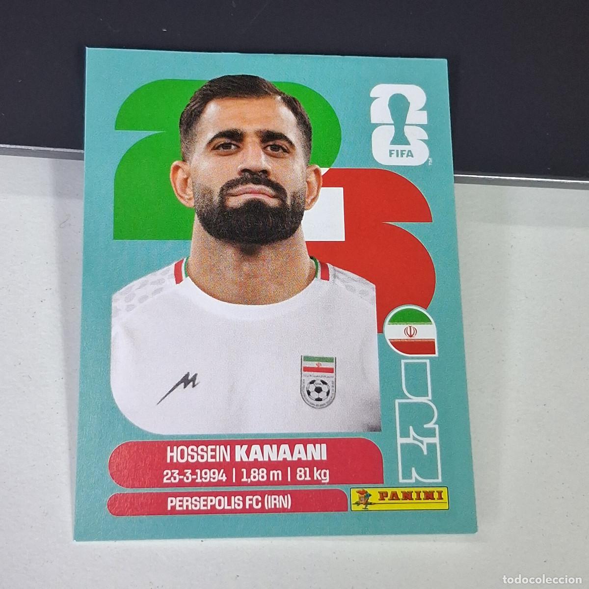 Cartes &agrave; collectionner de Football: A27 IRN8 HOSSEIN KANAANI 8 IR&Aacute;N IRN MUNDIAL FIFA WORLD CUP 2026 STICKER PANINI