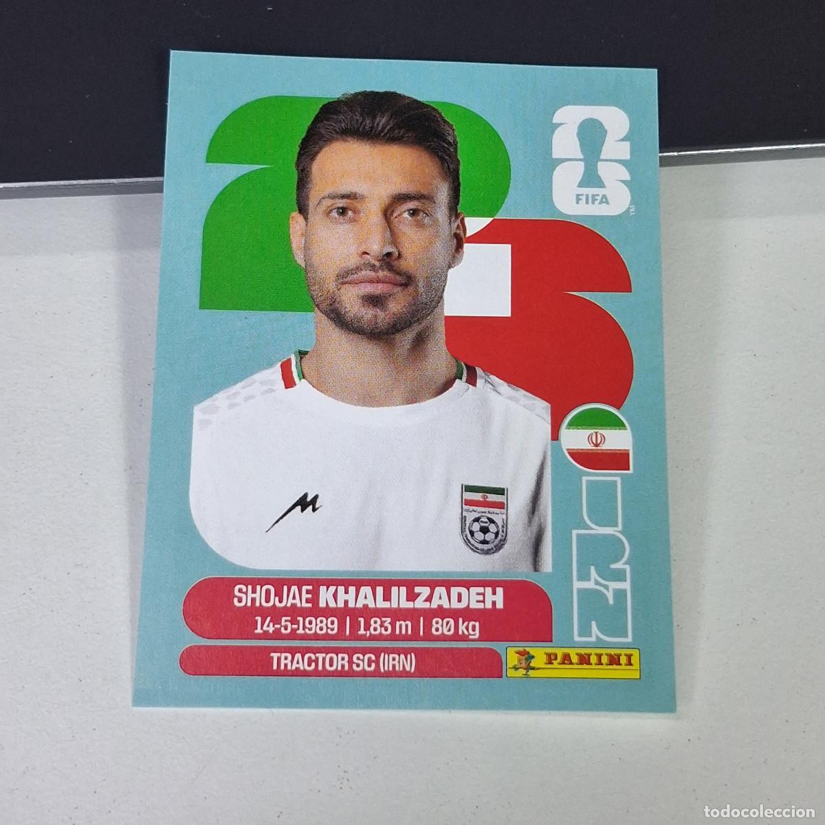 Cartes &agrave; collectionner de Football: A27 IRN6 SHOJAE KHALILZADEH 6 IR&Aacute;N IRN MUNDIAL FIFA WORLD CUP 2026 STICKER PANINI