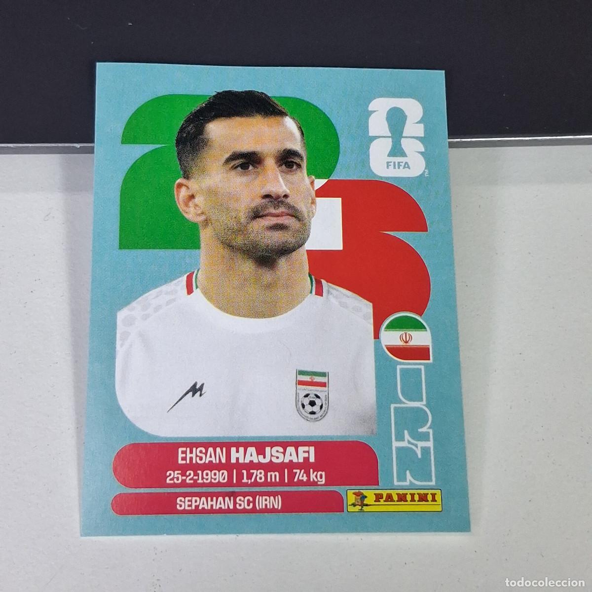 Cartes &agrave; collectionner de Football: A27 IRN4 EHSAN HAJSAFI 4 IR&Aacute;N IRN MUNDIAL FIFA WORLD CUP 2026 STICKER PANINI