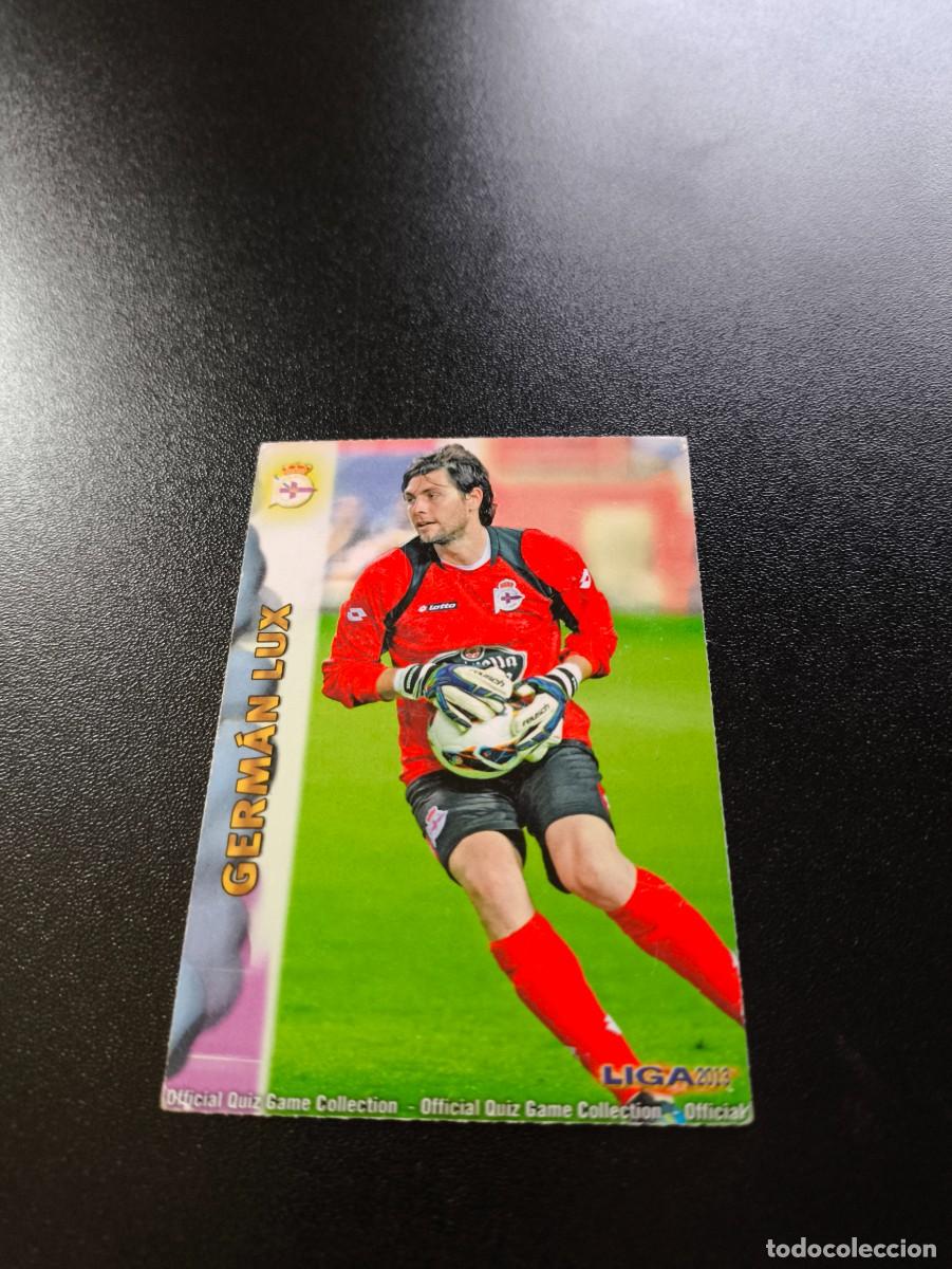 Cromos de F&uacute;tbol: 464 GERMAN LUX DEPORTIVO CORU&Ntilde;A MUNDICROMO LIGA 2012 2013 12 13 NO PANINI ESTE MEGACRACKS