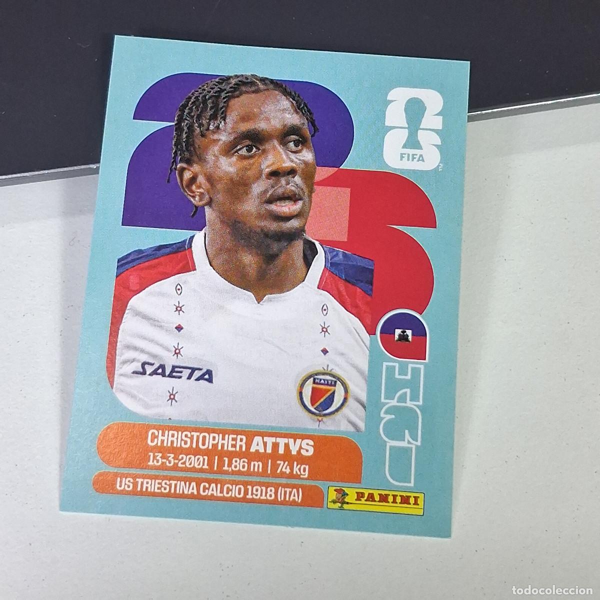 Cromos de F&uacute;tbol: A27 HAI14 CHRISTOPHER ATTYS 14 HAIT&Iacute; HAI MUNDIAL FIFA WORLD CUP 2026 STICKER PANINI