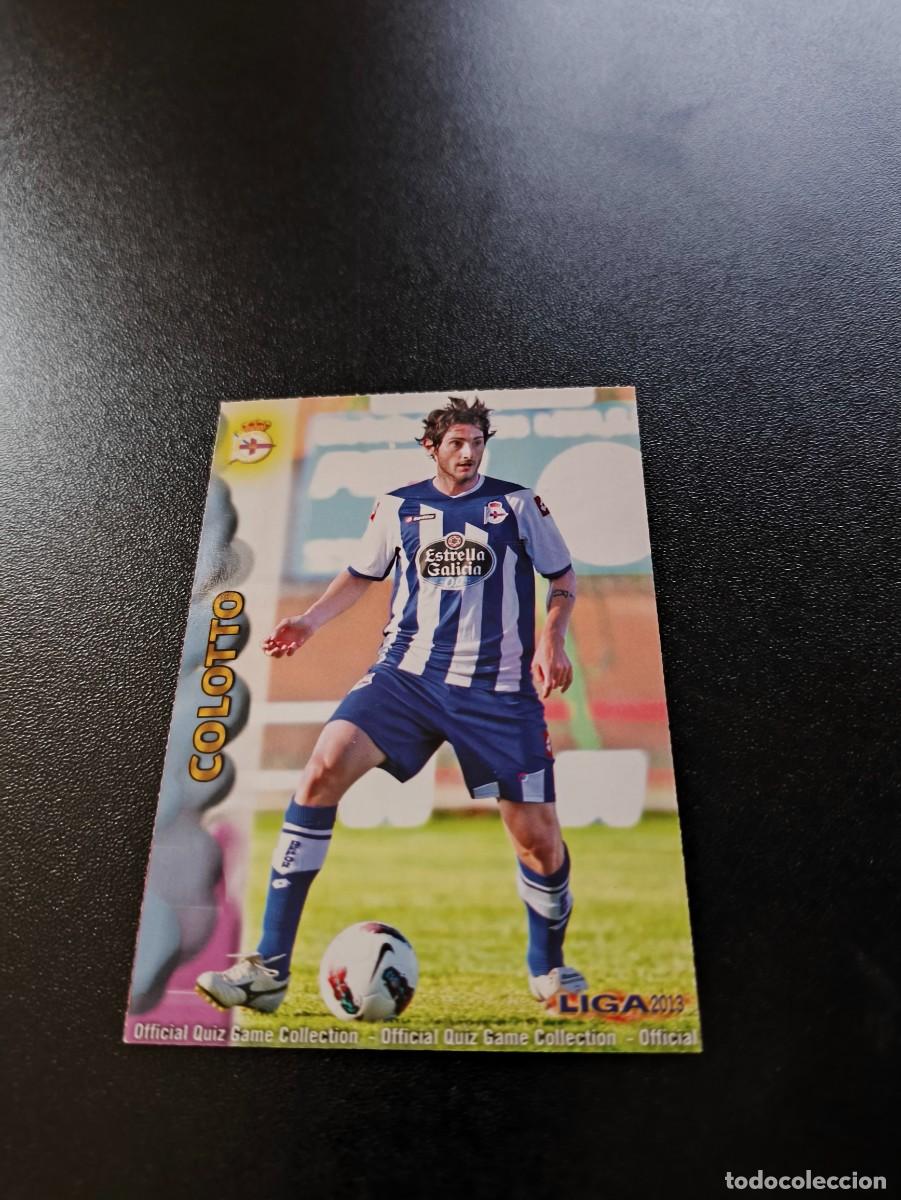 Cromos de F&uacute;tbol: 467 COLOTTO DEPORTIVO CORU&Ntilde;A MUNDICROMO LIGA 2012 2013 12 13 NO PANINI ESTE MEGACRACKS