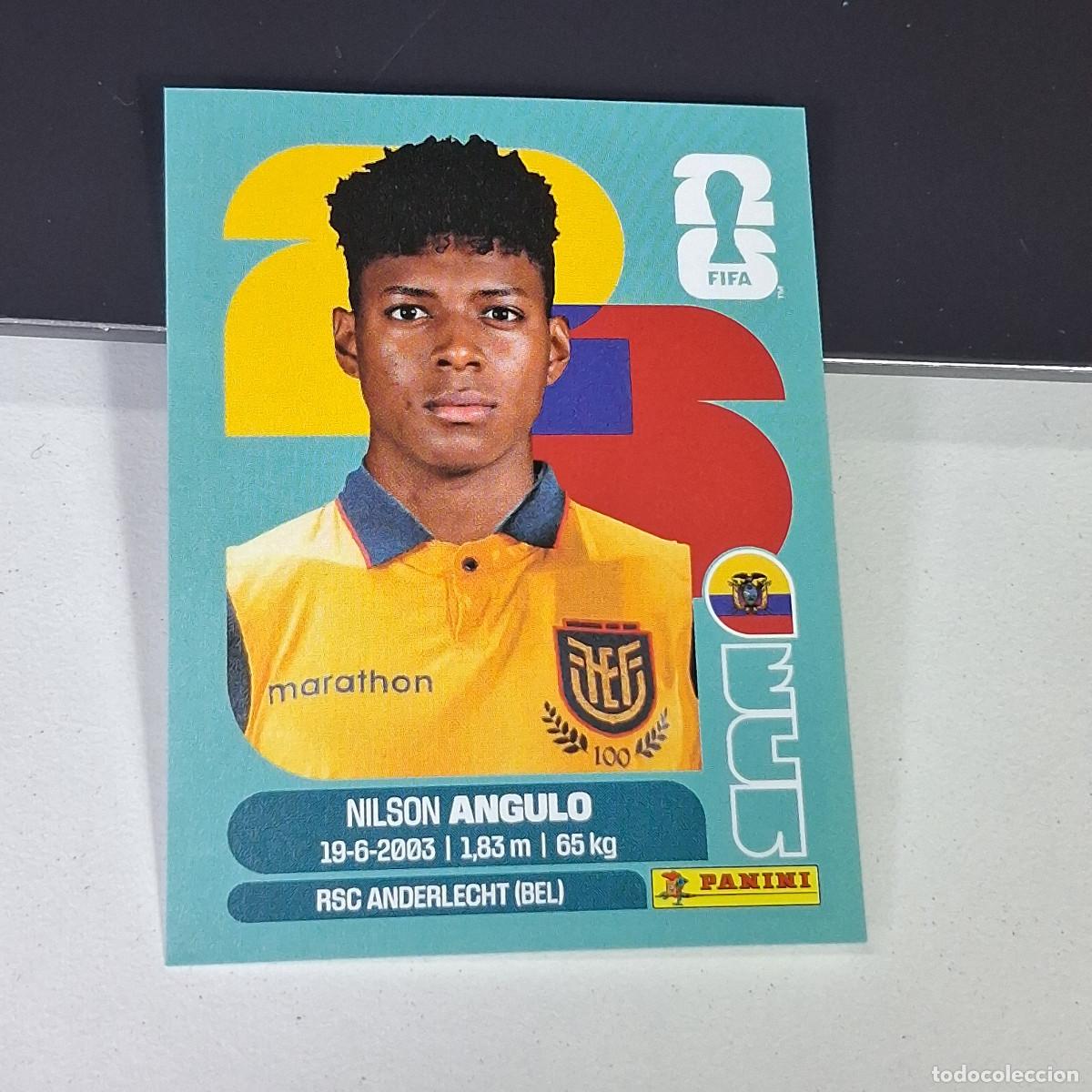 Cromos de F&uacute;tbol: A27 ECU17 NILSON ANGULO 17 ECUADOR ECU MUNDIAL FIFA WORLD CUP 2026 STICKER PANINI