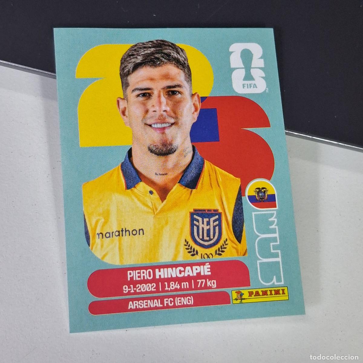 Cromos de F&uacute;tbol: A27 ECU4 PIERO HINCAPI&Eacute; 4 ECUADOR ECU MUNDIAL FIFA WORLD CUP 2026 STICKER PANINI