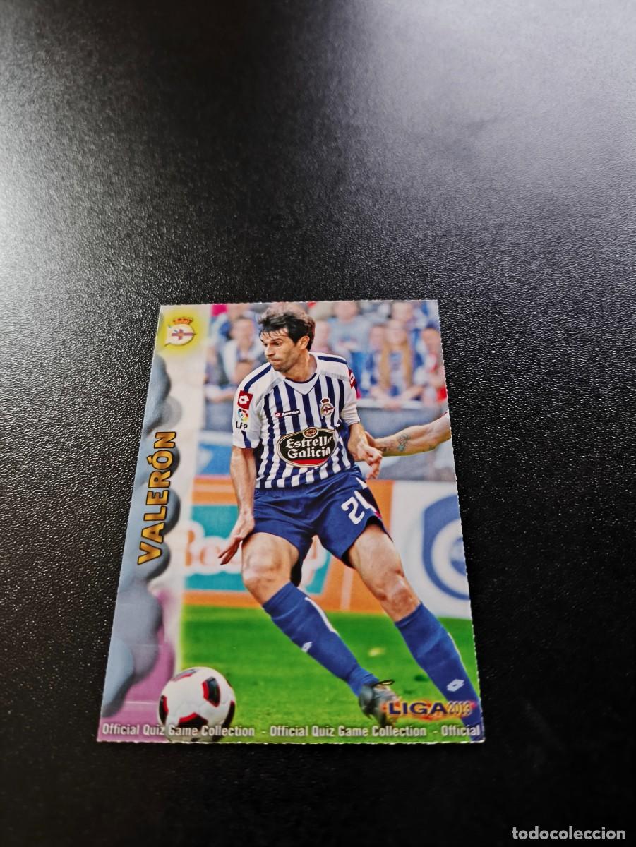 Football Stickers: 475 VALERON DEPORTIVO CORU&Ntilde;A MUNDICROMO LIGA 2012 2013 12 13 NO PANINI ESTE MEGACRACKS