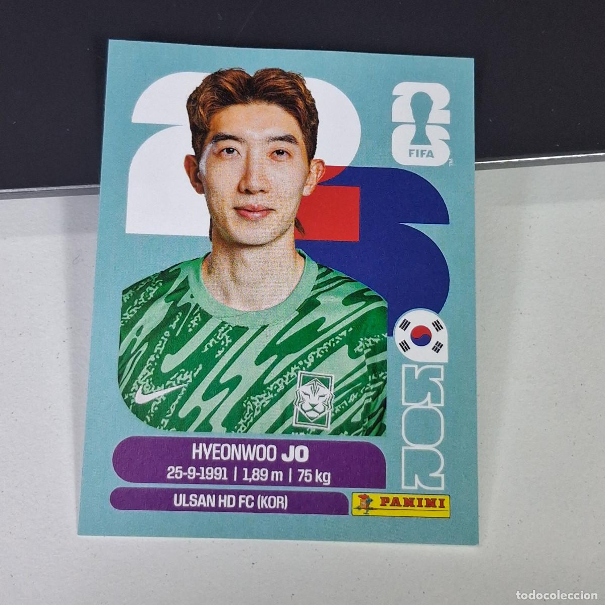 Cromos de F&uacute;tbol: A27 KOR2 HYEON-WOO JO 2 COREA DEL SUR KOR MUNDIAL FIFA WORLD CUP 2026 STICKER PANINI