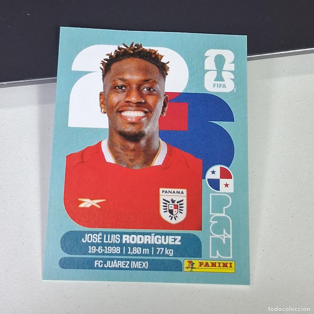 Cromos de F&uacute;tbol: A27 PAN19 JOS&Eacute; LUIS RODR&Iacute;GUEZ 19 PANAM&Aacute; PAN MUNDIAL FIFA WORLD CUP 2026 STICKER PANINI