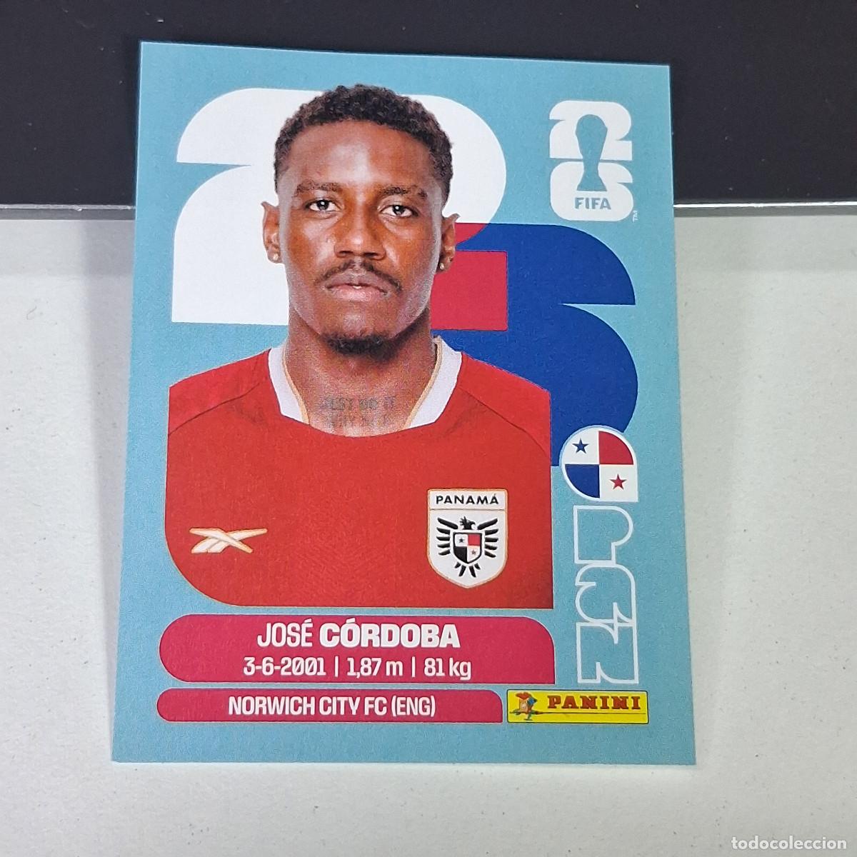 Cromos de F&uacute;tbol: A27 PAN8 JOS&Eacute; C&Oacute;RDOBA 8 PANAM&Aacute; PAN MUNDIAL FIFA WORLD CUP 2026 STICKER PANINI