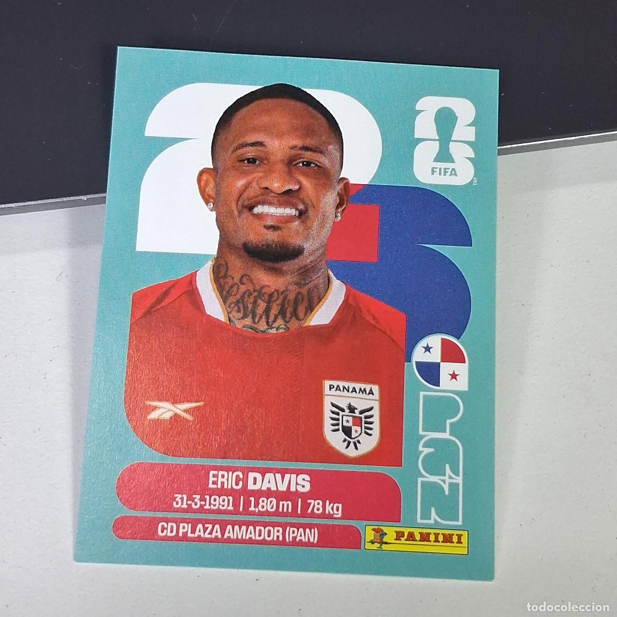 Cromos de F&uacute;tbol: A27 PAN7 ERIC DAVIS 7 PANAM&Aacute; PAN MUNDIAL FIFA WORLD CUP 2026 STICKER PANINI