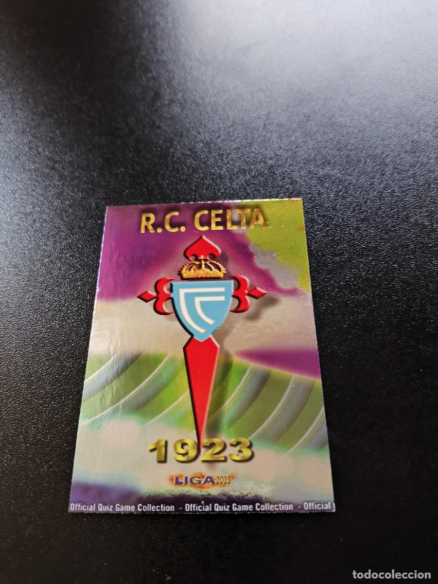 Cromos de F&uacute;tbol: 487 ESCUDO BRILLO LISO CELTA VIGO MUNDICROMO LIGA 2012 2013 12 13 NO PANINI ESTE MEGACRACKS